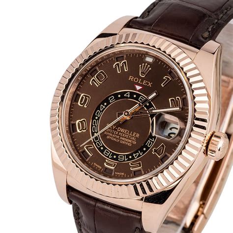 rolex sky dweller rose gold 2020|Rolex gold sky dweller price.